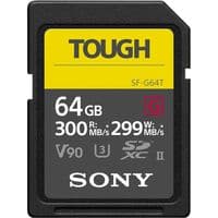 Карта памяти Sony  64GB SDXC C10 UHS-II U3 V90 R300/W299MB/s Tough