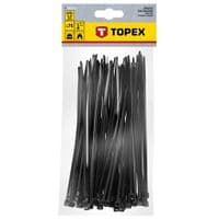 Хомути TOPEX 4,8 x 200 мм, 75 шт. чорні