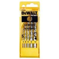 Набір свердлів DeWALT EXTREME по цеглі, 5шт, d=4,5,6,8,10м (DT6956)