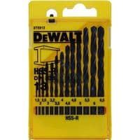 Набір свердлу DeWALT HSS-R по металу, 13шт, d=1,5-6,5мм. (DT5912)