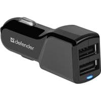 Зарядний пристрій Defender UCA-34 2xUSB, 5V/3.4A (83834)