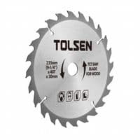 Диск Tolsen пильний з ТВС напайками по дереву 235х60Т*30мм (76451)