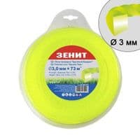 Жилка косильна Зеніт плетена "Кручений квадрат" 3,0 мм х 73 м (КРК-30-73-С) (40530073)