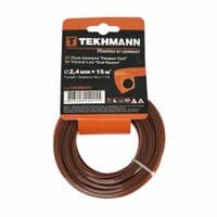 Жилка косильная Tekhmann "Квадрат DUAL" 2,4 мм x 15 м (T.40624015)