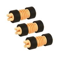 Комплект роликів WC Pro123/128/133/M118/7132/7232 3шт аналог 604K20360 VEAYE (604K20360-VE)