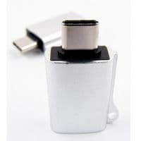 Дата кабель OTG USB - Type-C grey DENGOS (ADP-019)
