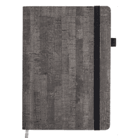 Блокнот BUROMAX деловой Wood A5 в клетку 96 листов обложка из искусственной (BM.295114-09)