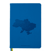 Блокнот BUROMAX деловой Ukraine A5 в клетку 96 листов обложка из искусственн (BM.295120-02)