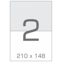 Етикетка самоклеяча TAMA 210х148 (2 на арк) с/кл (100арк) (17792)