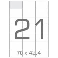 Етикетка самоклеяча TAMA 70х42,4 (21 на арк) с/кл (100арк) (17806)