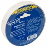 Скотч BUROMAX двосторонній, 18ммХ10м (BM.7504)