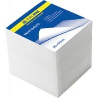Папір для нотаток BUROMAX White JOBMAX 90х90х70мм., Unglued (BM.2218)