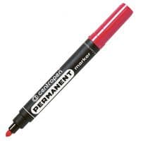 Маркер Centropen Permanent 8566 2,5 мм, круглий наконечник, червоний (8566/02)