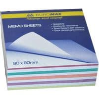 Бумага для заметок BUROMAX Zebra JOBMAX 90х90х30мм, unglued (BM.2257)