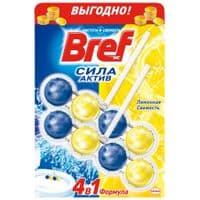 Туалетний блок Bref Сила Актив Дуопак Лимонна Свіжість 2х50 г (9000100656832)