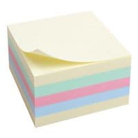 Бумага для заметок Axent with adhesive layer 75x75мм,450sheets,pastel colors mix (2324-00-А)