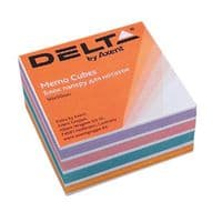 Бумага для заметок Delta by Axent "COLOR" 90Х90Х30мм, glued (D8024)