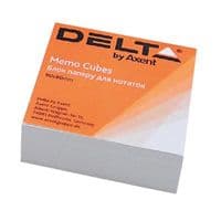 Бумага для заметок Delta by Axent белая 80Х80Х20мм, glued (D8002)