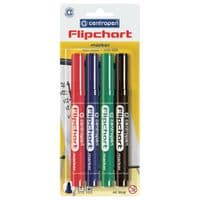Маркер Centropen Flipchart 8550 2,5 мм, round tip, SET 4colors (BLister) (8550/4/BL)