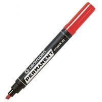 Маркер Centropen Permanent 8576 1-4,6 мм, наконечник зубила, червоний (8576/02)