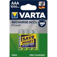 Аккумулятор Varta AAA Prof Accu 1000mAh * 4 (05703301404)