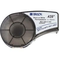 Этикетка Brady термоусадочная трубка, 2.39 - 5.46 мм, Black on White (M21-250-C-342)