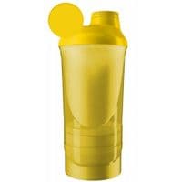 Шейкер спортивний Shaker360 Wave 600ml + 2 контейнери Yellow (Wave+Yellow)