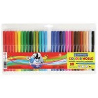 Фломастеры Centropen 7550/30 COLOUR WORLD, 30 colors (7550/30 ТП)