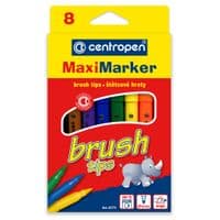 Фломастеры Centropen 8773 Maxi Brush tips, 8 colors (8773/08)