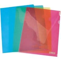 Папка – уголок BUROMAX А4 transparent, assorted colors (BM.3853-99)