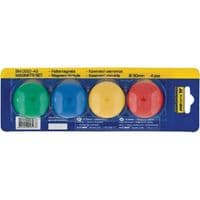 Магніт BUROMAX 30мм, набір 4шт, блістер (BM.0022-43)