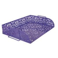 Лоток для паперів BUROMAX horizontal, Barocco, purple (BM.6253-07)