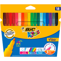 Фломастеры BIC Kids Visa 880, 18 цветов (bc888681)