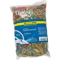 Гумки для грошей BUROMAX JOBMAX assorted colors, 500г (BM.5504)
