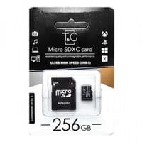 Карта памяти MicroSDXC 256GB UHS-I U3 Class 10 T&G + SD-adapter (TG-256GBSD10U3-01)