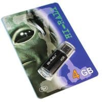 Флеш-накопитель USB 4GB Hi-Rali Corsair Series Black (HI-4GBCORBK)