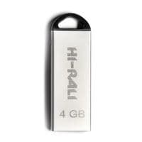 Флеш-накопичувач USB 4GB Hi-Rali Fit Series Silver (HI-4GBFITSL)