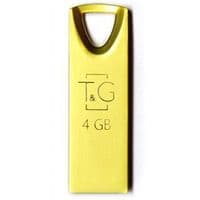 Флеш-накопичувач USB 4GB T & G 117 Metal Series Gold (TG117GD-4G)