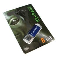 Флеш-накопичувач USB 8GB Hi-Rali Rocket Series Blue (HI-8GBVCBL)