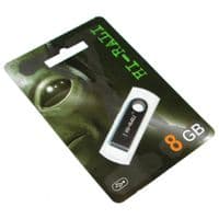 Флеш-накопитель USB 8GB Hi-Rali Shuttle Series Black (HI-8GBSHBK)