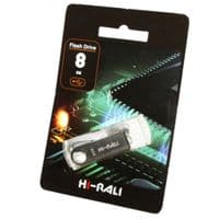 Флеш-накопитель USB 8GB Hi-Rali Shuttle Series Silver (HI-8GBSHSL)