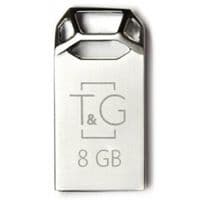 Флеш-накопичувач USB 8GB T&G 110 Metal Series Silver (TG110-8G)