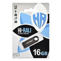 Флеш-накопитель USB 16GB Hi-Rali Shuttle Series Black (HI-16GBSHBK)