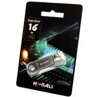 Флеш-накопичувач USB 16GB Hi-Rali Shuttle Series Silver (HI-16GBSHSL)