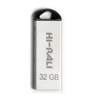 Флеш-накопичувач USB 32GB Hi-Rali Fit Series Silver (HI-32GBFITSL)