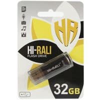 Флеш-накопичувач USB 32GB Hi-Rali Stark Series Black (HI-32GBSTBK)