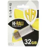 Флеш-накопичувач USB 32GB Hi-Rali Stark Series Silver (HI-32GBSTSL)