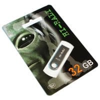 Флеш-накопичувач USB 32GB Hi-Rali Shuttle Series Black (HI-32GBSHBK)