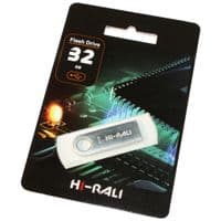 Флеш-накопитель USB 32GB Hi-Rali Shuttle Series Silver (HI-32GBSHSL)