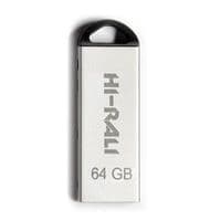 Флеш-накопичувач USB 64GB Hi-Rali Fit Series Silver (HI-64GBFITSL)